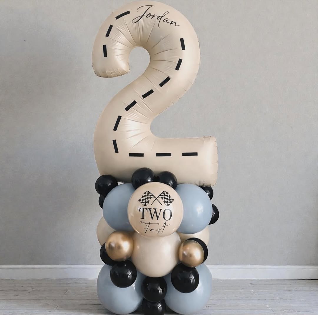 "Two Fast" Racing Personalised Milestone Stack